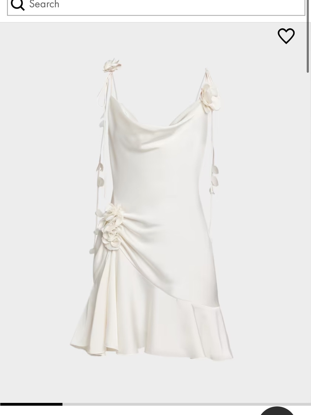 Cinq a Sept Cream Mini Dress
